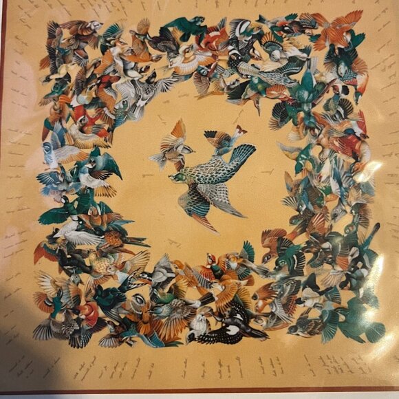 Hermes Accessories - Vintage scarf: flock of birds